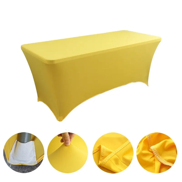 Premium Stretch Table Cover 6ft 3-Sided (Dye-Sublimated)