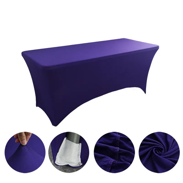 Premium Stretch Table Cover 6ft 3-Sided (Dye-Sublimated)