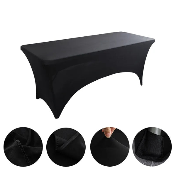 Premium Stretch Table Cover 6ft 3-Sided (Dye-Sublimated)