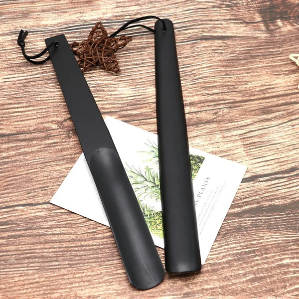 Pure solid wood shoehorn that can be easily operated