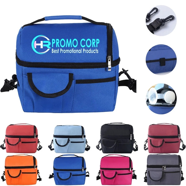 Oxford Cooler Tote Bag w/ Shoulder Strap