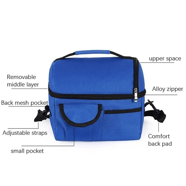 Oxford Cooler Tote Bag w/ Shoulder Strap