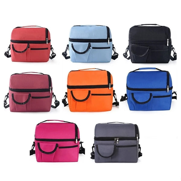 Oxford Cooler Tote Bag w/ Shoulder Strap