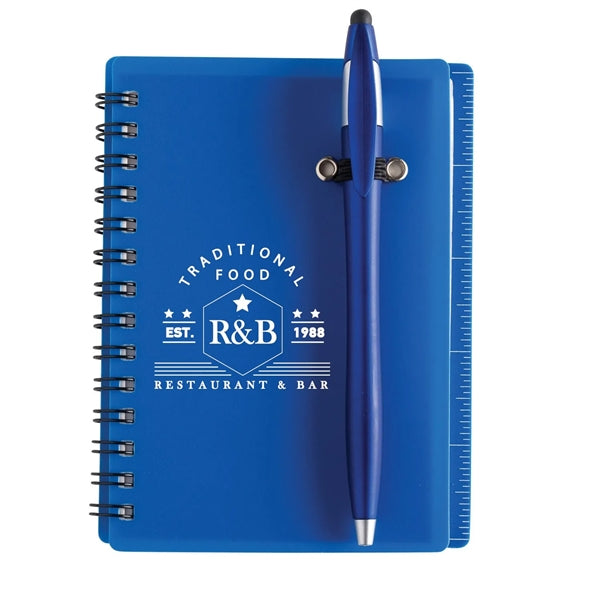 Jothaven 4.15 x 5.5 Translucent Plastic Spiral Journal with