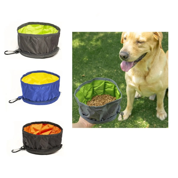 Oxford Folding Pet Travel Bowl