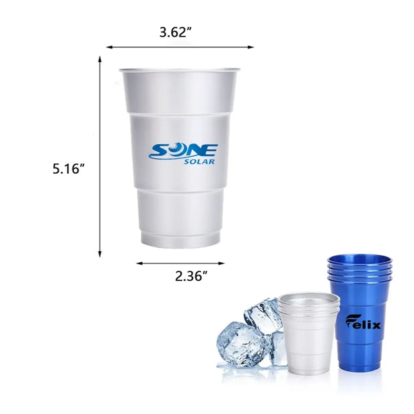 16 Oz Stadium Aluminum Cup