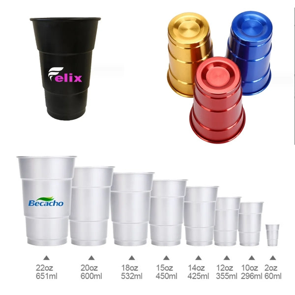 16 Oz Stadium Aluminum Cup
