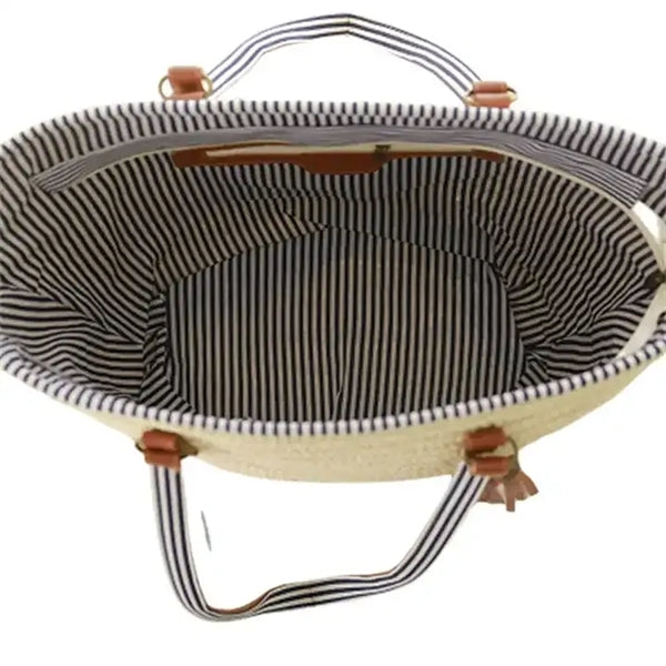 Straw Woven Tote Beach Shoulder Bag