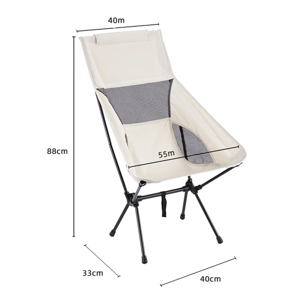 Large Portable Outdoor Folding Space Chair