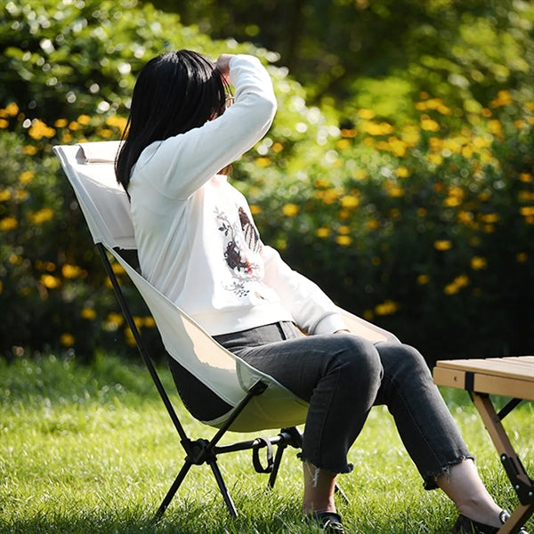 Large Portable Outdoor Folding Space Chair