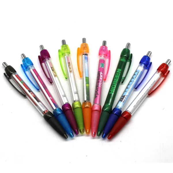 Banner ballpoint pen for advertising