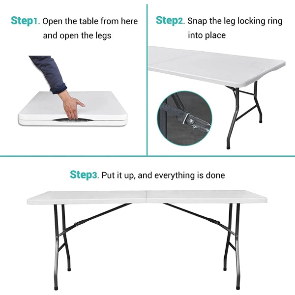 6 Foot Folding Table