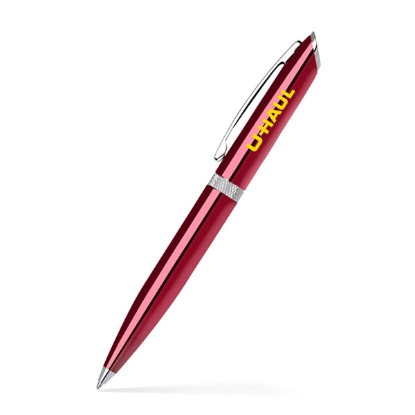 Aluminum Diamond Ballpoint Twist Metal Pen - Shiny