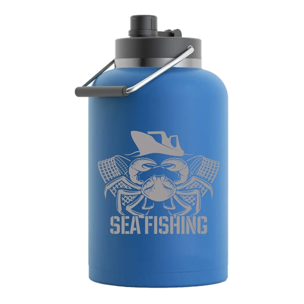RTIC Ringed Stainless Steel One Gallon Jug