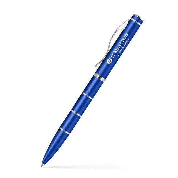 Deep Enamel Coated Aluminum Ballpoint Twist Metal Pen
