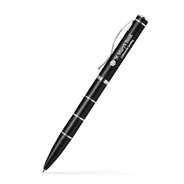 Deep Enamel Coated Aluminum Ballpoint Twist Metal Pen