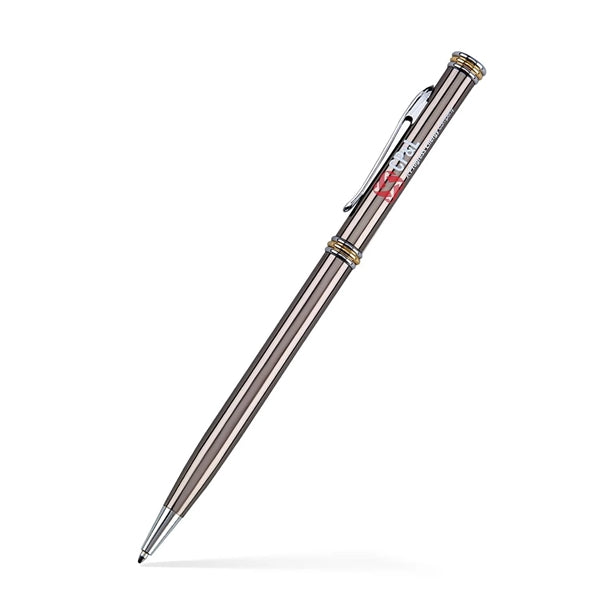 Metallic Ballpoint Twist Pen - Gunmetal