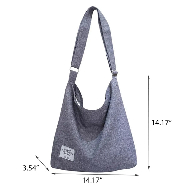 Tote Bag Shopping Grocery Canvas Crossbody Hobo Handbag