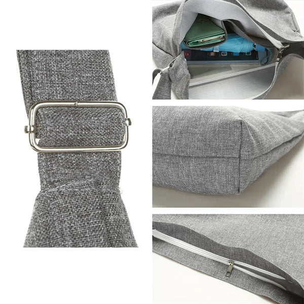 Tote Bag Shopping Grocery Canvas Crossbody Hobo Handbag
