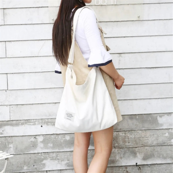 Tote Bag Shopping Grocery Canvas Crossbody Hobo Handbag