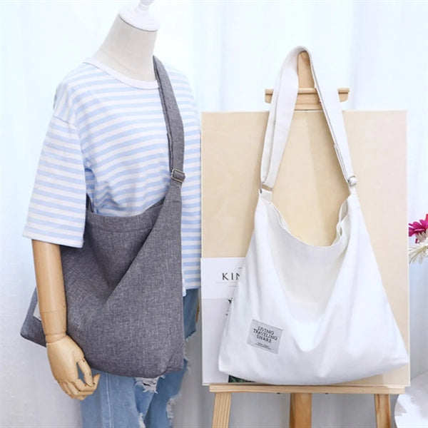 Tote Bag Shopping Grocery Canvas Crossbody Hobo Handbag