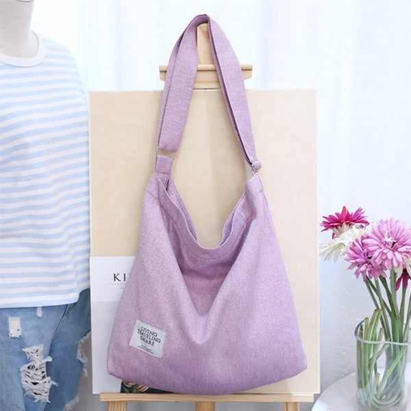 Tote Bag Shopping Grocery Canvas Crossbody Hobo Handbag