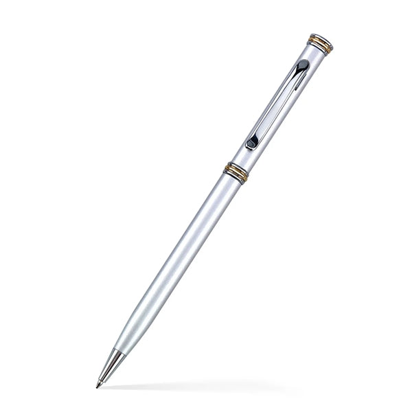 Metallic Ballpoint Twist Metal Pen - Chrome