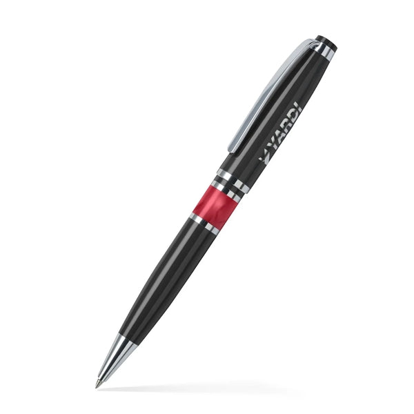 Resin Accented Brass Ballpoint Twist Metal Pen