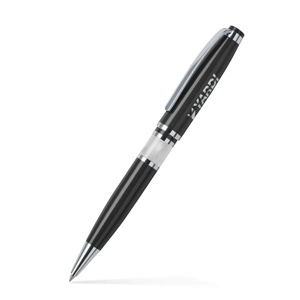 Resin Accented Brass Ballpoint Twist Metal Pen