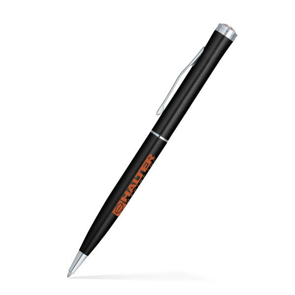 Aluminum Ballpoint Twist Metal Pen w/ Epoxy Dome Accent