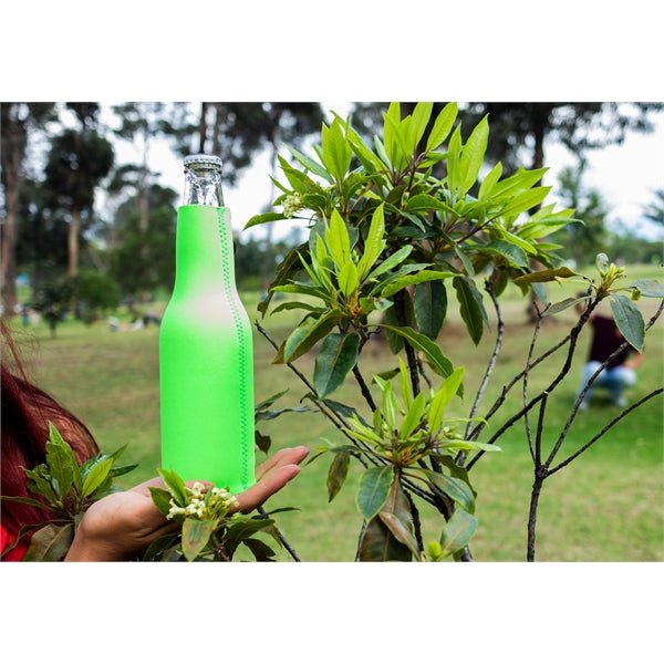 Zipper Neoprene Bottle Coolie
