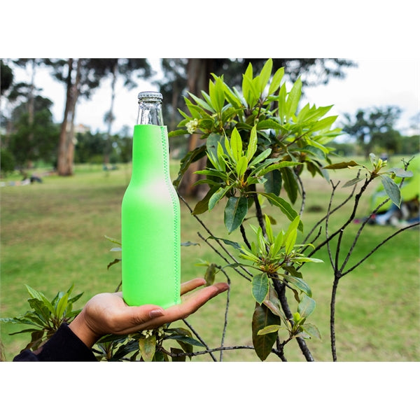 Zipper Neoprene Bottle Coolie