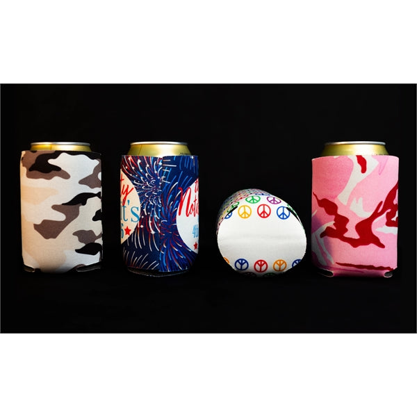 Full Color Collapsible Foam Can Coolie