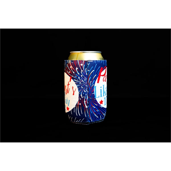 Full Color Collapsible Foam Can Coolie