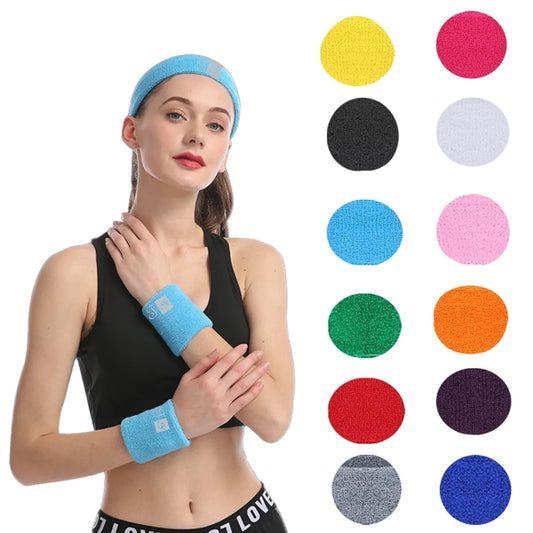 Sports Sweatband Set