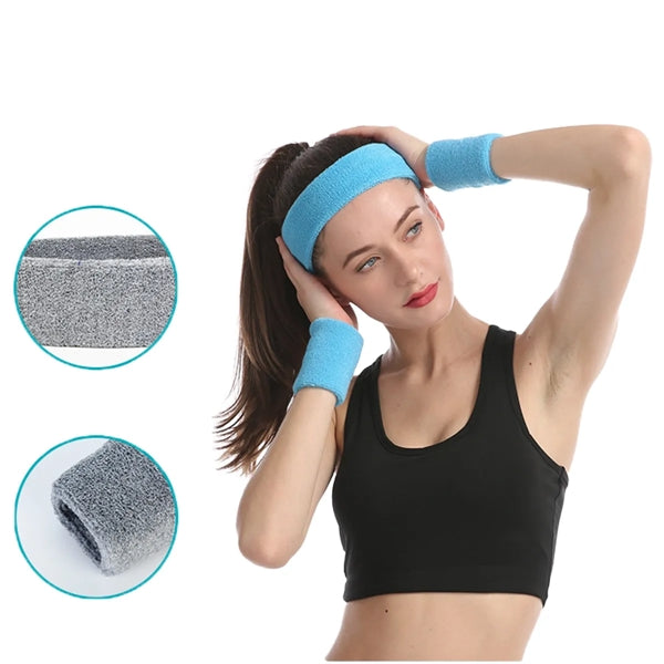 Sports Sweatband Set