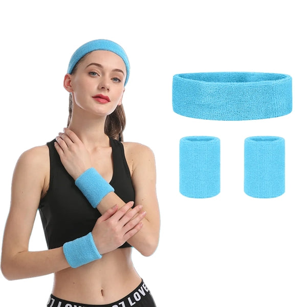 Sports Sweatband Set