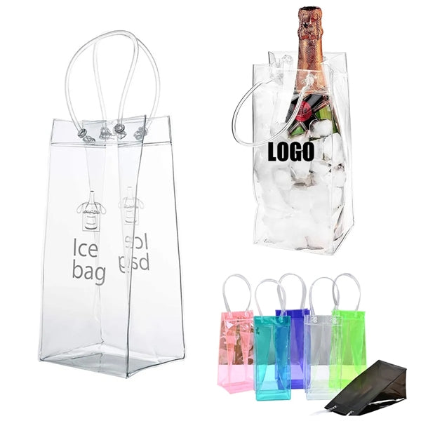 Collapsible Clear Ice Wine Bag