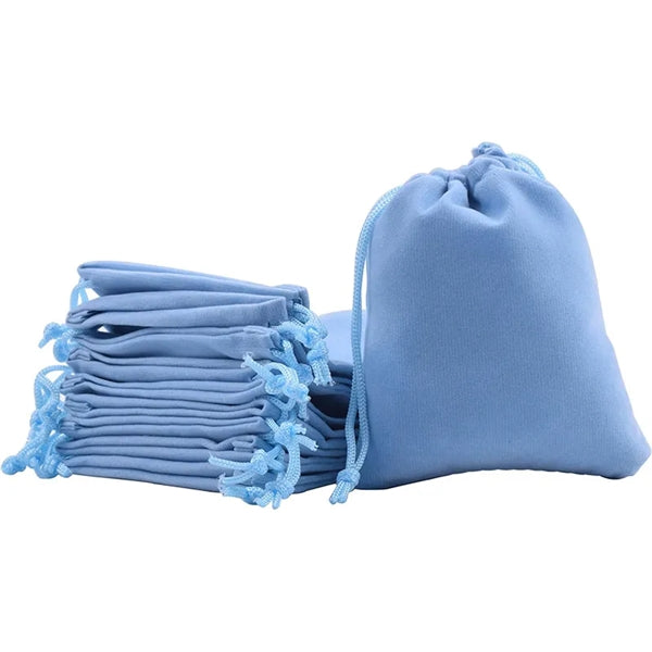 Flannel Drawstring Gift Bag