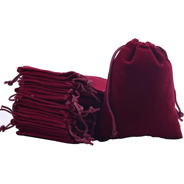 Flannel Drawstring Gift Bag
