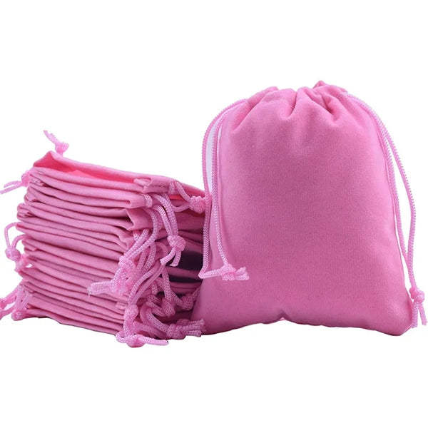 Flannel Drawstring Gift Bag