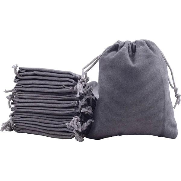 Flannel Drawstring Gift Bag