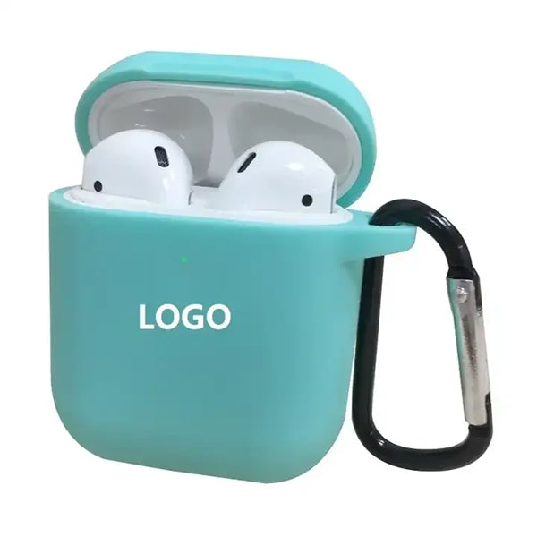 Silicone Earpuds Case Cover with Keychain