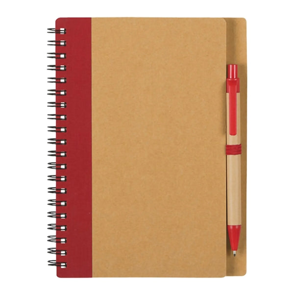 Eco-Inspired Spiral Notebook & Pen