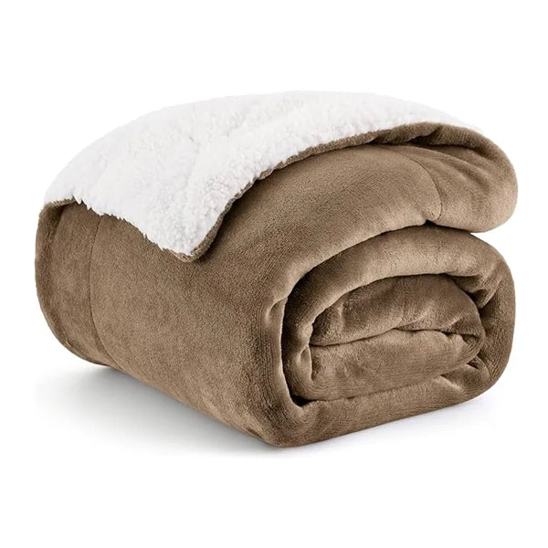 Soft Fluffy Flannel Plush Blanket