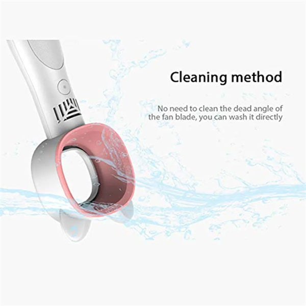 Cute Cat Rechargeable Leafless Fan