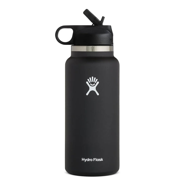 20 oz Insulated Wide Mouth Bottle with Straw Lid