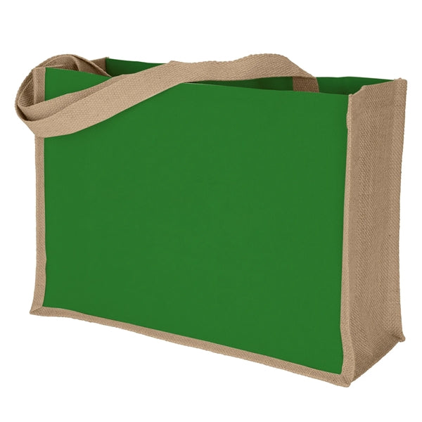 Companion Stylish 10oz Cotton Panels Jute Bag