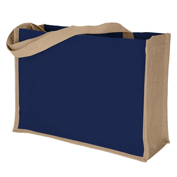 Companion Stylish 10oz Cotton Panels Jute Bag