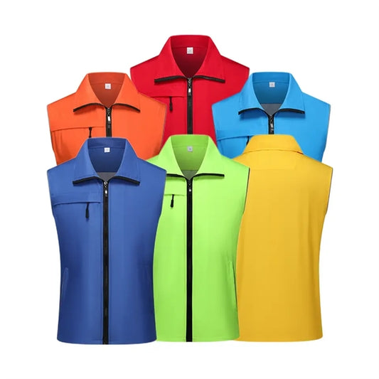 100% polyester windproof waistcoat